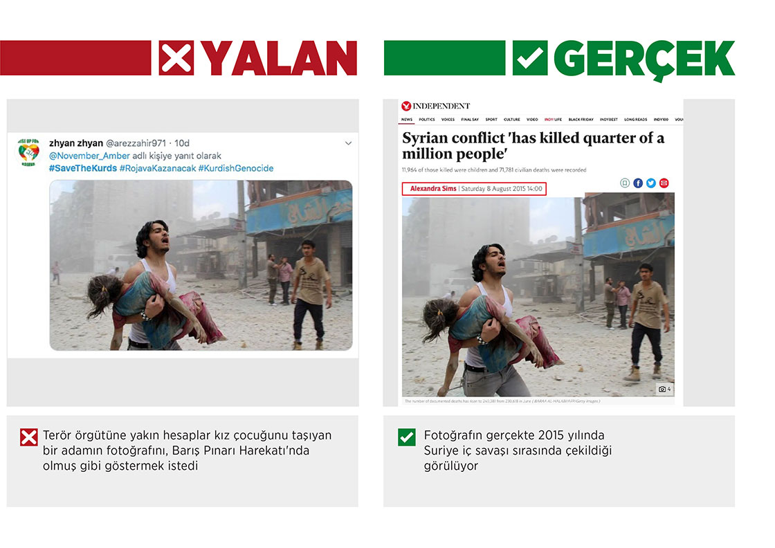 Terör örgütü yandaşlarından Yemen'deki tankın üzerine Türk bayrağı montajı